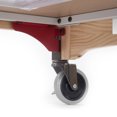 thumbnail image 4 of Foundations Evacuation Kit for Serenity Cribs, 4" Casters and Red Steel Gusset Plates, 4 of 5