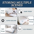 thumbnail image 5 of 8 Pack Vacuum Storage Bags, Space Saver Bags (8 Large/1Hand pump） Compressed Storage Bags for Clothing, Comfort Items and Blankets, 5 of 5