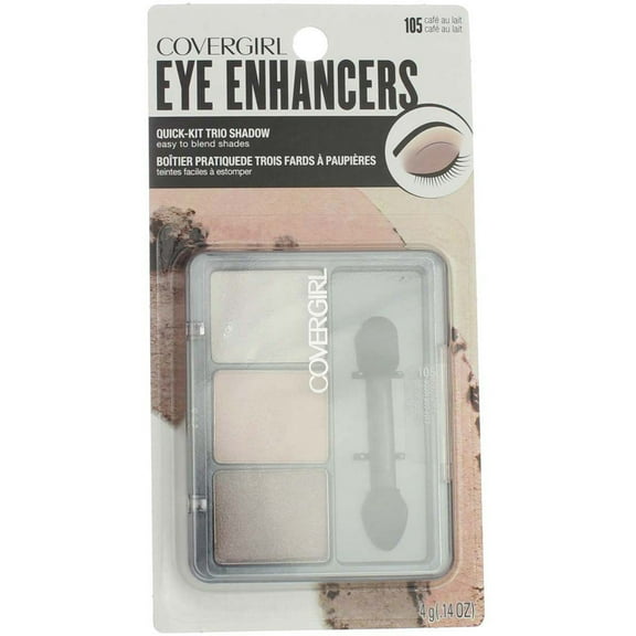 Cover Girl Eye Enhancers 3 Kit Shadow, Cafe Au Lait [105], 0.14 oz, 1 ea
