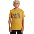 thumbnail image 2 of Quiksilver Kids' Boys' Youth T-Shirt Dala Jungle Short Sleeve Tee (Medium/12, Mustard), 2 of 4
