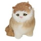 thumbnail image 4 of Estatua de gato peludo, linda simulación de gato de peluche, figura de gato peludo, simulación de muñeca de gato peludo, funcionamiento suave, 4 of 9