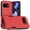 Red, variant on TJS Phone Case for Google Pixel 10a, Heavy Duty Rugged Shockproof Full Body Protection Cover (Black)