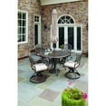 thumbnail image 2 of Bowery Hill Coastal Taupe Aluminum Outdoor Swivel Rocking Chair, 2 of 2