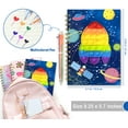 thumbnail image 2 of Ginmlyda Pop Notebook for Students with Pen, 21x14.5cm 160 Lined Pages Rocket Spiral Journal with 6 Multicolor Pen Fidget Writing Notebook Birthday Gifts for Family, Friends, 2 of 4