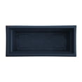 thumbnail image 5 of Bloem Veranda 26" Rectangular Resin Deck Box Planter - UV-Resistant, Indoor and Outdoor, Navy, 5 of 5