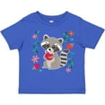 thumbnail image 3 of Inktastic Woodland Raccoon Spring Flowers Girls Toddler T-Shirt, 3 of 5