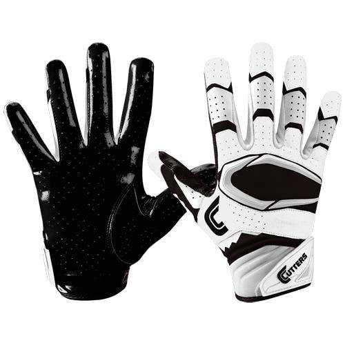 Small-Medium 1-Pair Cutters Rev Pro 2.0 Football Gloves Best Grip Green Adult 