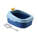 thumbnail image 5 of Inodoro para gatos Bandeja de arena para mascotas con tapa abierta a prueba de salpicaduras para gatos Azul L, 5 of 9