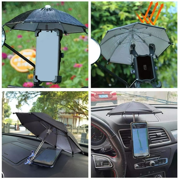 HPDL Phone Umbrella For Sun Shade Mini Umbrella For Phone SuctionCup Stand Holder HOT