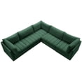 thumbnail image 4 of Meridian Furniture Jacob Sectionnel Modulaire en Velours Vert, 4 of 11