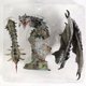 thumbnail image 1 of Monster Hunter World Red Sliver Azure Rathalos Liolaeus estatua PVC figura coleccionable modelo Brinquedo juguete Gao Jinjia LED, 1 of 2