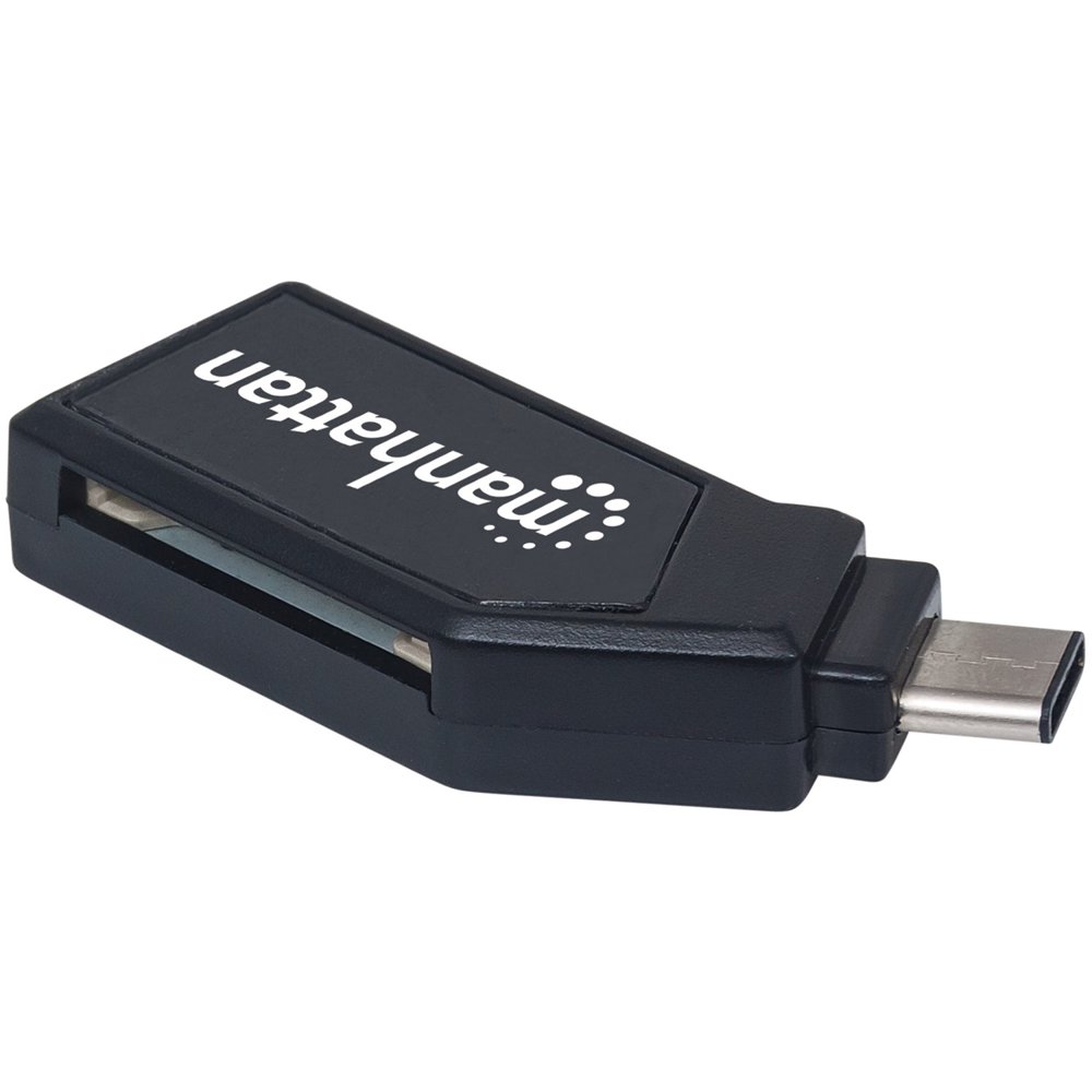 Мини мульти. Картридер Micro USB. Human friends lighter Black USB 2.0, Multi Card Reader.