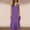 Purple, variant on FengLS Women's Summer Maxi Dress 2026 Sleeveless V-Neck Casual Wide Hem Beach Dress Travel Vacation Sling Mid-Length Dress