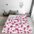 thumbnail image 5 of Zufioo Lilies Flowers Fleece Blanket Queen Size,Plush Bed Blanket,Ultra Soft Throw Blanket,Plush Fuzzy Cozy Blanket Perfect for Bed,Couch-40"x30", 5 of 7
