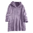 thumbnail image 5 of Sweatshirt for Women Perfect For Daily Wear or Loungewear! Cozy Picks for Every Soft Fabrics XL Purple Sweatshirts, 5 of 5
