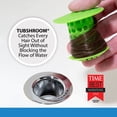 thumbnail image 2 of TubShroom Revolutionary Hair Catcher Drain Protector for Tub Drains (No More Clogs) Green, 2 of 7