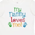 thumbnail image 4 of Inktastic My Nanny Loves Me Grandson Boys or Girls Baby T-Shirt, 4 of 5