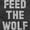 Dark Heather, variant on Feed The Wolf Sarcastic Hangry Gym Men's Graphic T Shirt Tees Brisco Brands X