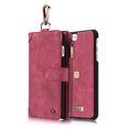 thumbnail image 1 of Funda CaseMe 3 en 1 para iPhone 7 Plus - Estuche con billetera integrada en cuero PU, colores elegantes (rojo, azul, café, negro) - Protección personalizada para tu móvil, 1 of 7