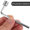 thumbnail image 3 of KAKOWELY Outil de Réparation de Chaîne de Vélo Multifonction Outil de Réparation de Chaîne Clé de Vélo Extérieur Outil de Retrait d'Arbre Ménager Cassette de Vélo, 3 of 4