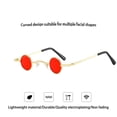thumbnail image 2 of Sonducket Gafas de sol de metal con lentes AC a prueba de sol HD Reemplazo antiguo Gafas decorativas de moda fáciles de combinar Gafas Type4 NO4, 2 of 6