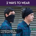 thumbnail image 3 of Charcoal Gray Headbands For Men & Women, Japanese Style Head Wrap - Headband for Workout, Running, Yoga & Daily Wear, Multi-Purpose, Elastic, Bandana by Casualbox, 3 of 9