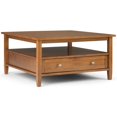 thumbnail image 3 of Home Square 3-Piece Set with 36" Square Coffee Table and 2 20" End Side Tables, 3 of 18
