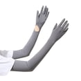 thumbnail image 1 of Full Finger Ice Silk Sun Protective Arm Sleeves And Set For Outdoor Cycling Sports With Breathable UPF 50+ Technology, 1 of 6