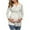 White, variant on Maternity Clothes Ladies Fashion Flowers Leaf Print Long Sleeve Waistband Maternity Breastfeeding Clothe Top