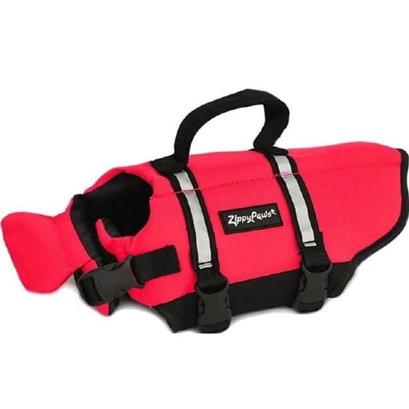 ZippyPaws Adventure Life Jacket for Dogs, Red/Black