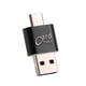 thumbnail image 5 of 2X Lector de Tarjetas Aluminio Usb Type C Otg Adaptador de Lector de Tarjeta de Memoria Externa -Sd / Tf para Computadora Teléfono MóVil (Negro), 5 of 8
