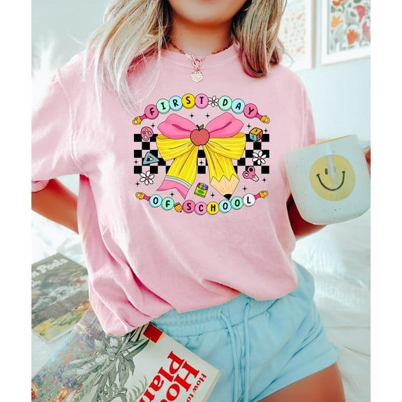 Happy First Day Of School Shirt, Teacher Gift, Gift for Teachers, Elementary Teacher Shirt, First Day Of School Shirt