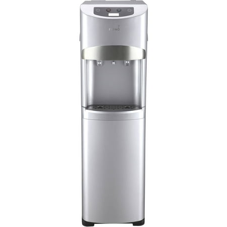 Primo Deluxe Bottom Loading Hot/Cold Water Dispenser with Self-Sanitization, Silver Metallic, Model