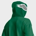 thumbnail image 7 of Men's Fanatics Kelly Green Philadelphia Eagles Helmet Retro Pullover Hoodie, 7 of 7
