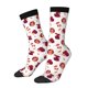 thumbnail image 1 of Balery Cartoon Hedgehogs Calcetas Largas con Estampado para Hombre y Mujer – Suaves y Transpirables, Talla Única (US 5-11), 1 of 6