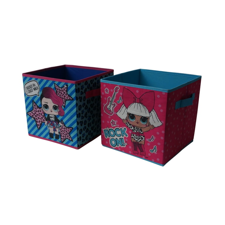 Lol Surprise Storage Set (Trunk, 2 Pack Cubes, Sequin Cube and Hamper)