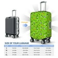 thumbnail image 3 of JUNZAN Golf Sport Club Print Washable Luggage Cover - Fashion Suitcase Protector Fits 18-32 Inch Luggage (without luggage), 3 of 5