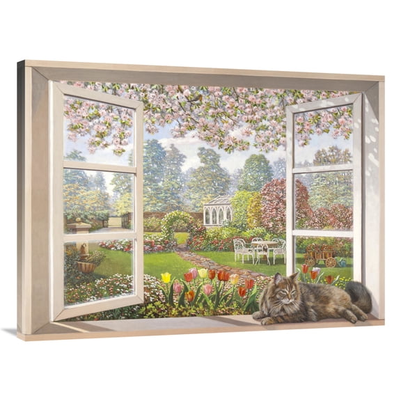 Global Gallery's 'Giardino italiano' by Andrea Del Missier Stretched Canvas Wall Art