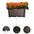 thumbnail image 5 of PURELY- Plastic Garden Bed Planter Kit For Vegetables Flower Herbs Grow Brown Outdoor, 5 of 6