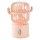 thumbnail image 1 of Cactus Fan Cute Desk Fan Small Mini Office Desk Fan (Pink), 1 of 5