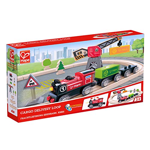 hape crane and cargo set