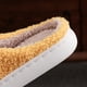thumbnail image 4 of Zapatillas de piel esponjosa para Halloween, acogedoras calabazas, fantasmas, planas, sin cordones, suministros para el hogar, 4 of 9