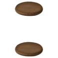 thumbnail image 2 of Shengyu 1/2/3 Polyester Seat Cushion Replacement Round Solid Color Breathable Soft Home Office Automotive Sofa Bay Window Mat Pad Coffee 2PCS, 2 of 6