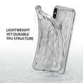 thumbnail image 5 of Ringke Air Prism Case Compatible with iPhone X, 3D Geometric Design Slim TPU Cover - Glitter Clear, 5 of 7