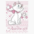 thumbnail image 2 of Women's Aristocats Marie Ugly Christmas Sweater Print  Graphic T-Shirt, 2 of 4