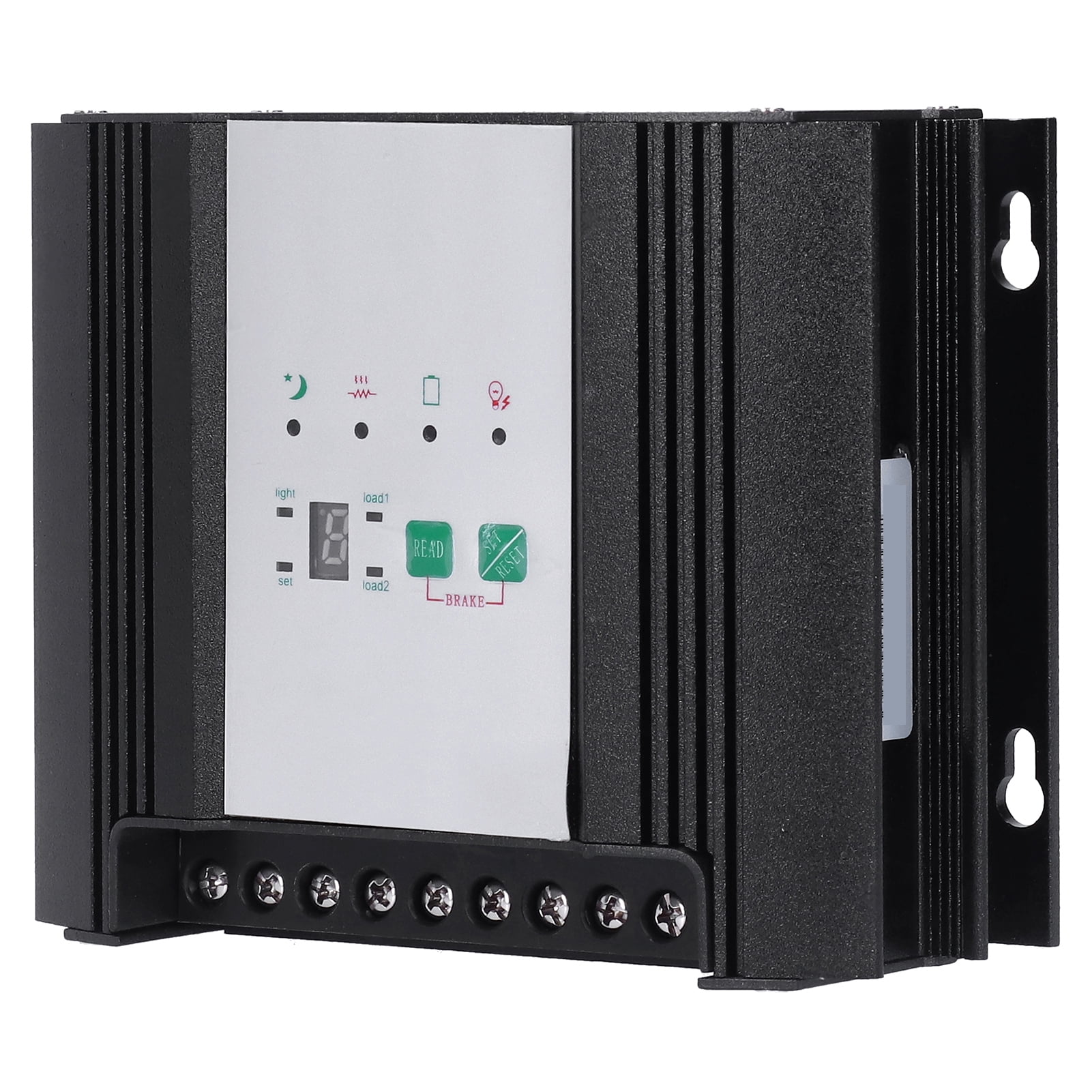 Controlador híbrido solar eólico, controlador híbrido de energía solar eólica, turbina eólica LED inteligente, energía solar de 600 W, 300 W, 24 V, controlador de batería automático con pantalla LCD g