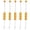 Champagne gold, variant on Gieenan Set of 5 Metal Seam Rippers Thread Remover for Sewing Crafting Removing Embroidery with Ergonomic Grip