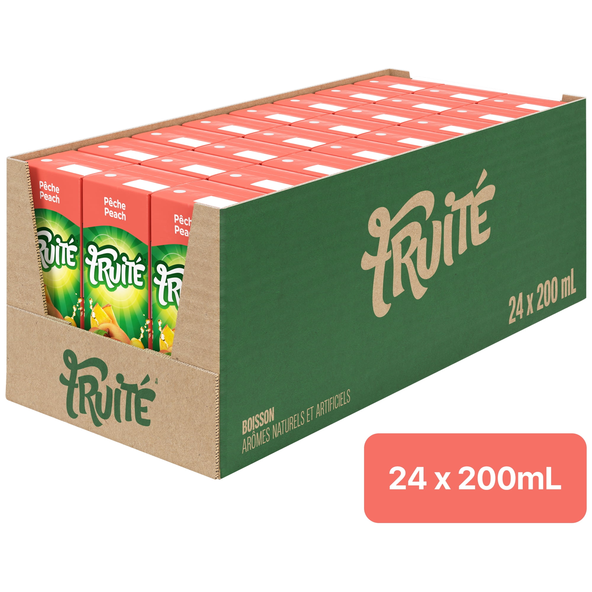 Fruité Peach Drink, 200mL, FRUITE PEACH DRINK 24X200ML