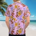 thumbnail image 6 of High Quality Hawaiian Shirts for Men Short Sleeve Aloha Beach Shirt Floral Summer Casual Button Down Shirts Blouses 8PREDL, 6 of 7