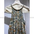 thumbnail image 3 of JUNWELL style Bohème Français Col Rond Suspendu Robe Florale Sans Manches Robe Longue 2024 Été Nouveau, 3 of 4